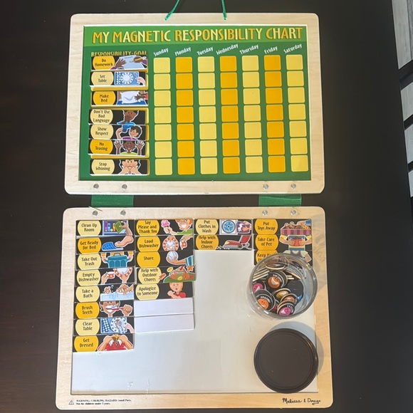 Melissa & Doug Magnetic Responsibility Chart - Picture 1 of 1